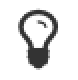 Suggest mode icon. It is a lightbulb.