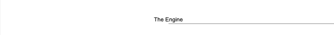 Header rule. The line starts on the right edge of the page and ends at the center of the page.