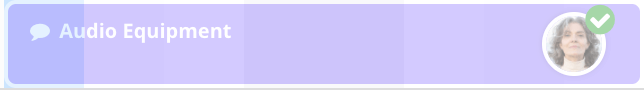 Finished review assignment on the Planner. It is shown as a semi-transparent bar and has a green check icon to show that the content is approved.
