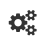 Three cogs icon for variables.