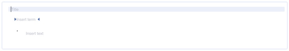 Variablelist elements added to a Paligo topic.