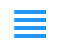 table of contents icon. It is four blue horizontal lines on a white background. The lines are all the same length.