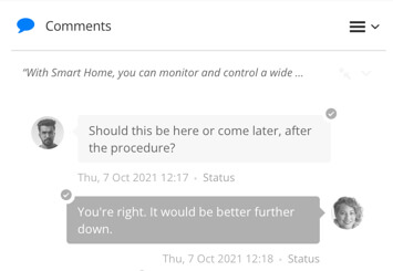 Archived comments are shown in monochrome black and white.